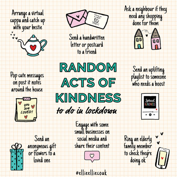 Random Acts of Kindness in Lockdown Ideas and WIN a care package