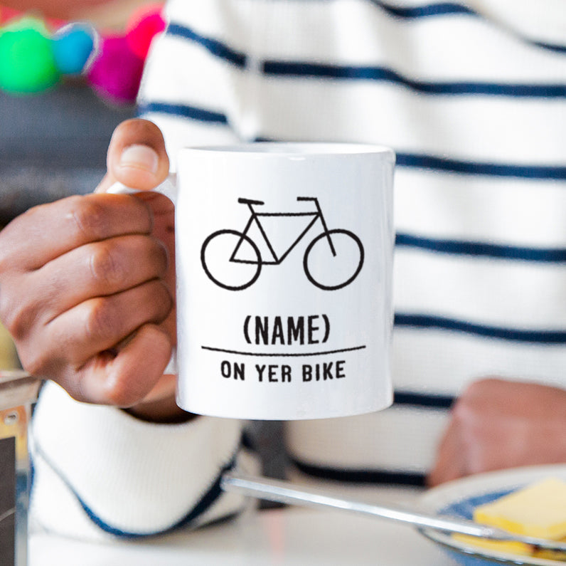 On Yer Bike' Personalised Adventure Mug