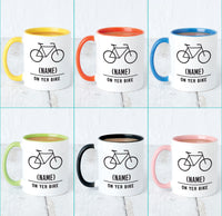 On Yer Bike' Personalised Adventure Mug