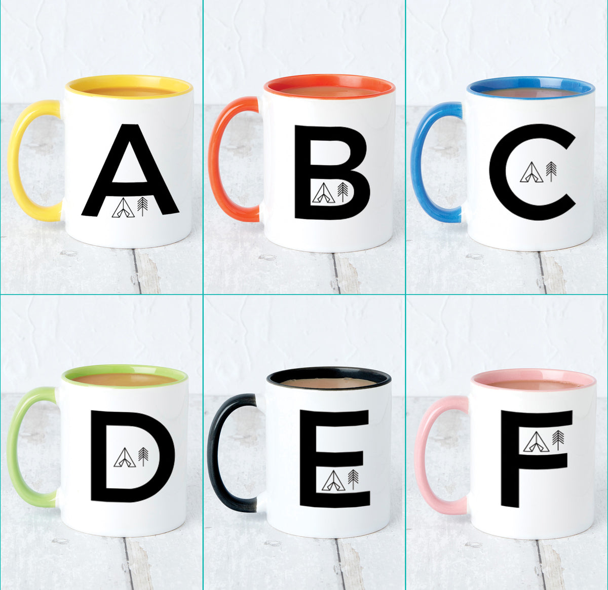 Adventure Alphabet Personalised Ceramic Mug