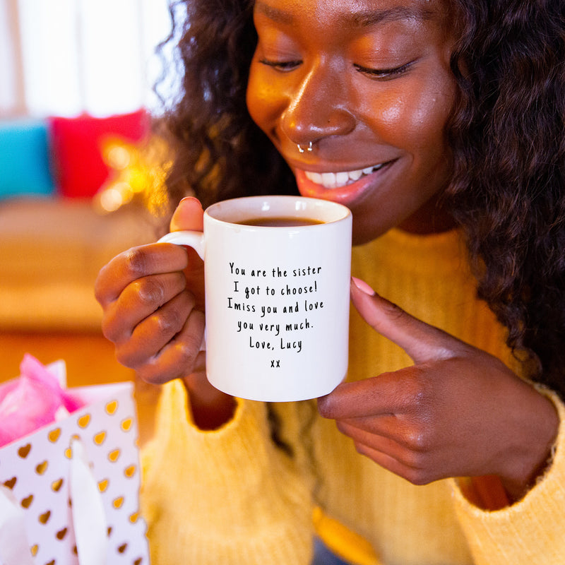 'We Wish You Lived Next Door' Friendship Mug