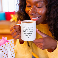 I Wish You Lived Next Door' Friendship Colour Mug