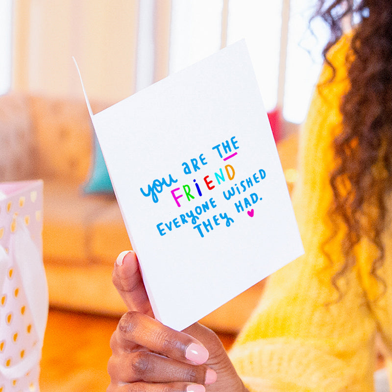 'You are the friend everyone wished they had' Coaster