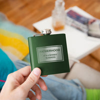 Fatherhood Is A Whisky Business' Hip Flask