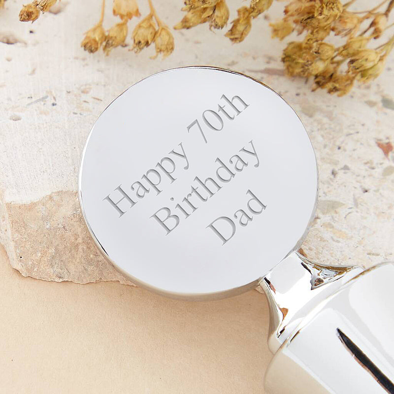 70th Birthday 1955 Farthing Coin Bottle Stopper