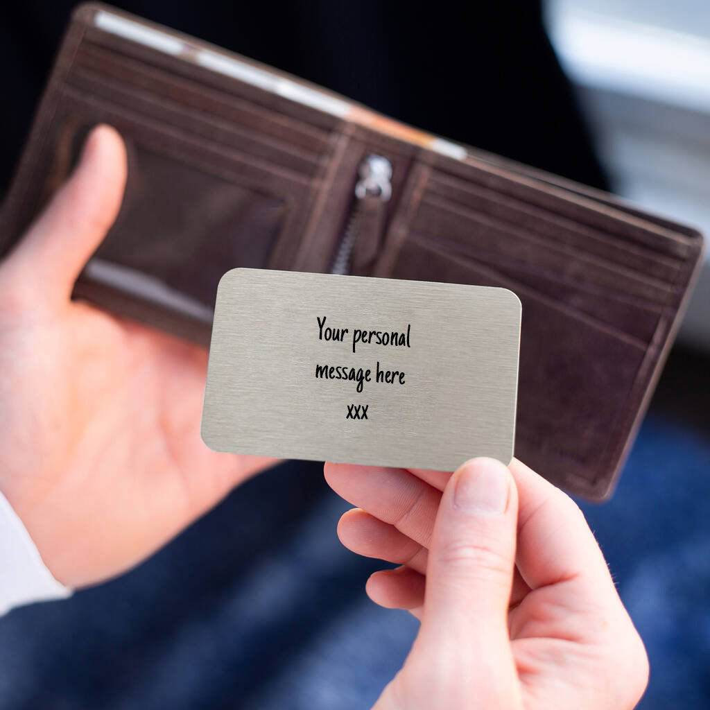 Great Dads Get Promoted To Grandpa' Wallet Card