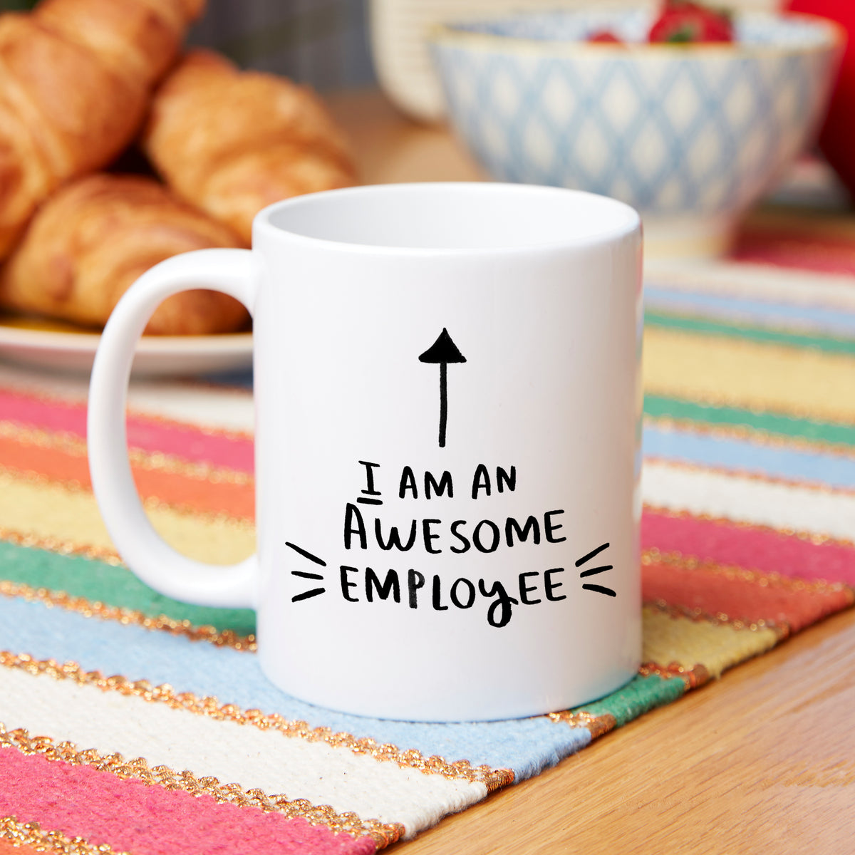 Personalised 'I Am An Awesome Employee' Staff Colleague Mug