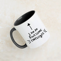 Personalised 'I Am An Awesome Employee' Staff Colleague Mug