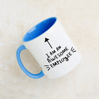 Personalised 'I Am An Awesome Employee' Staff Colleague Mug