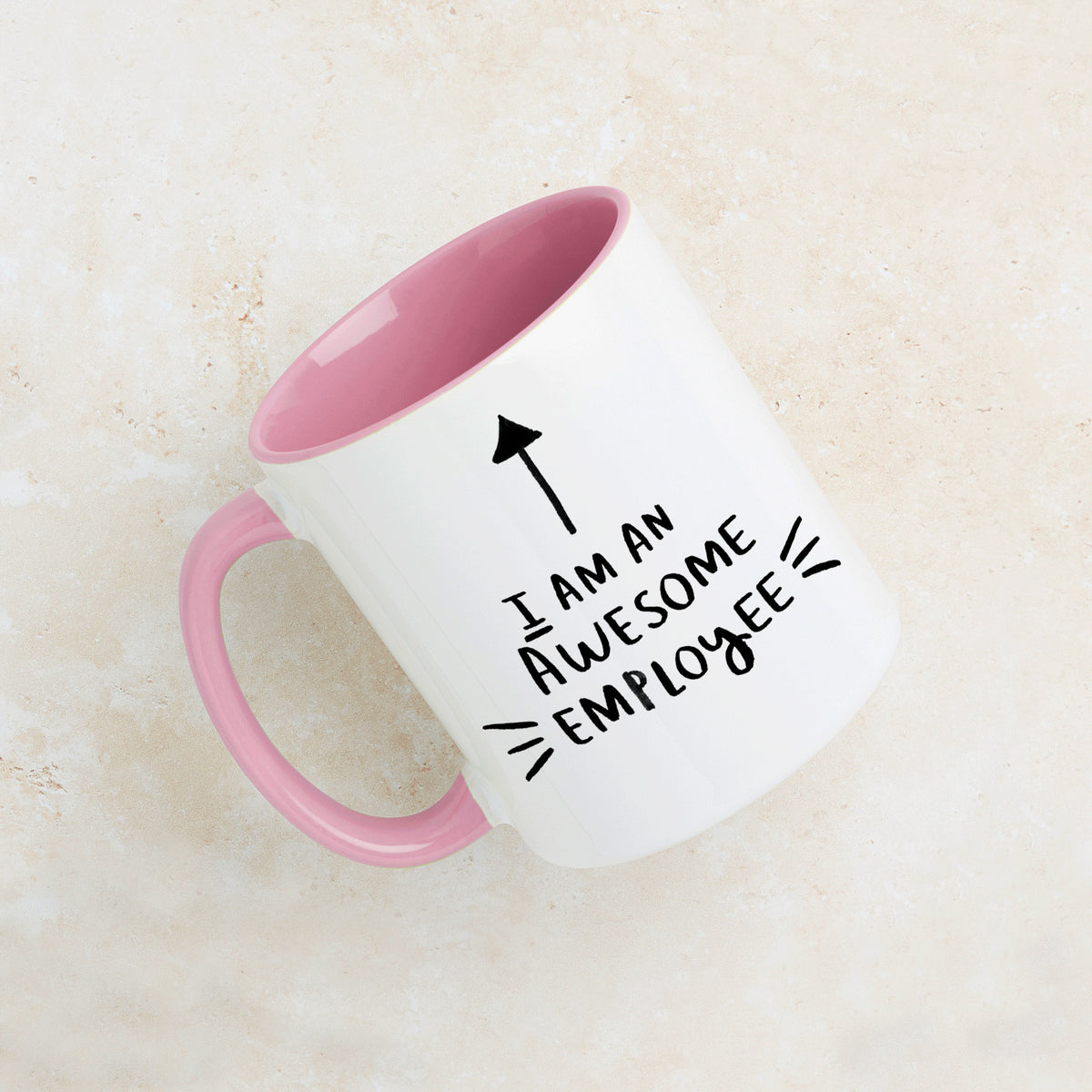 Personalised 'I Am An Awesome Employee' Staff Colleague Mug