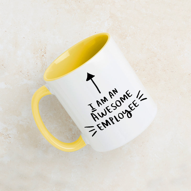 Personalised 'I Am An Awesome Employee' Staff Colleague Mug