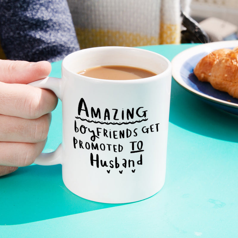 Amazing Boyfriends Get Promoted To Husband' Mug