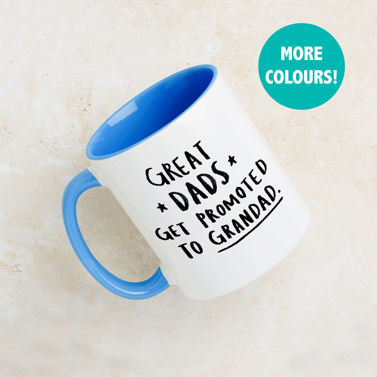 Great Dads Get Promoted To Grandad' Mug