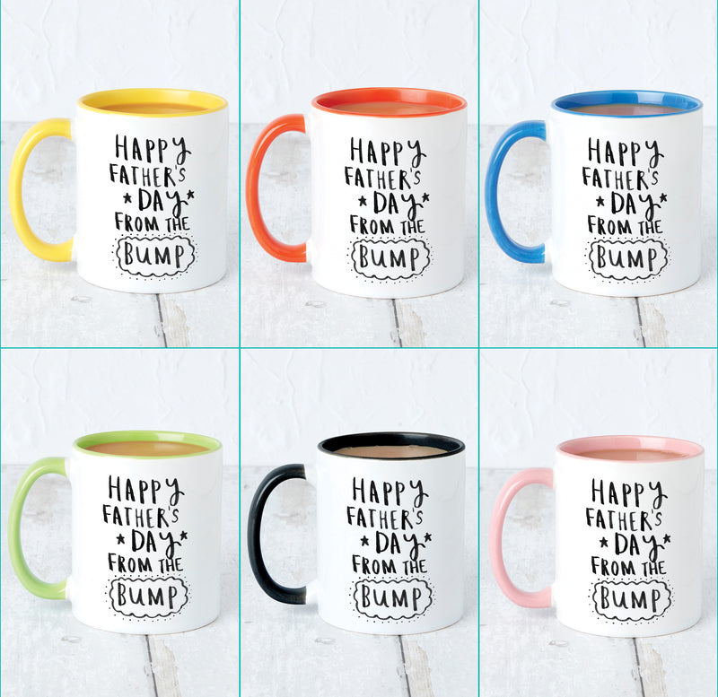 'Happy Father's Day From The Bump' Mug