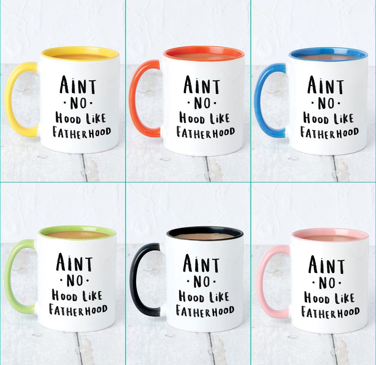 Ain't No Hood Like Fatherhood Dad Mug