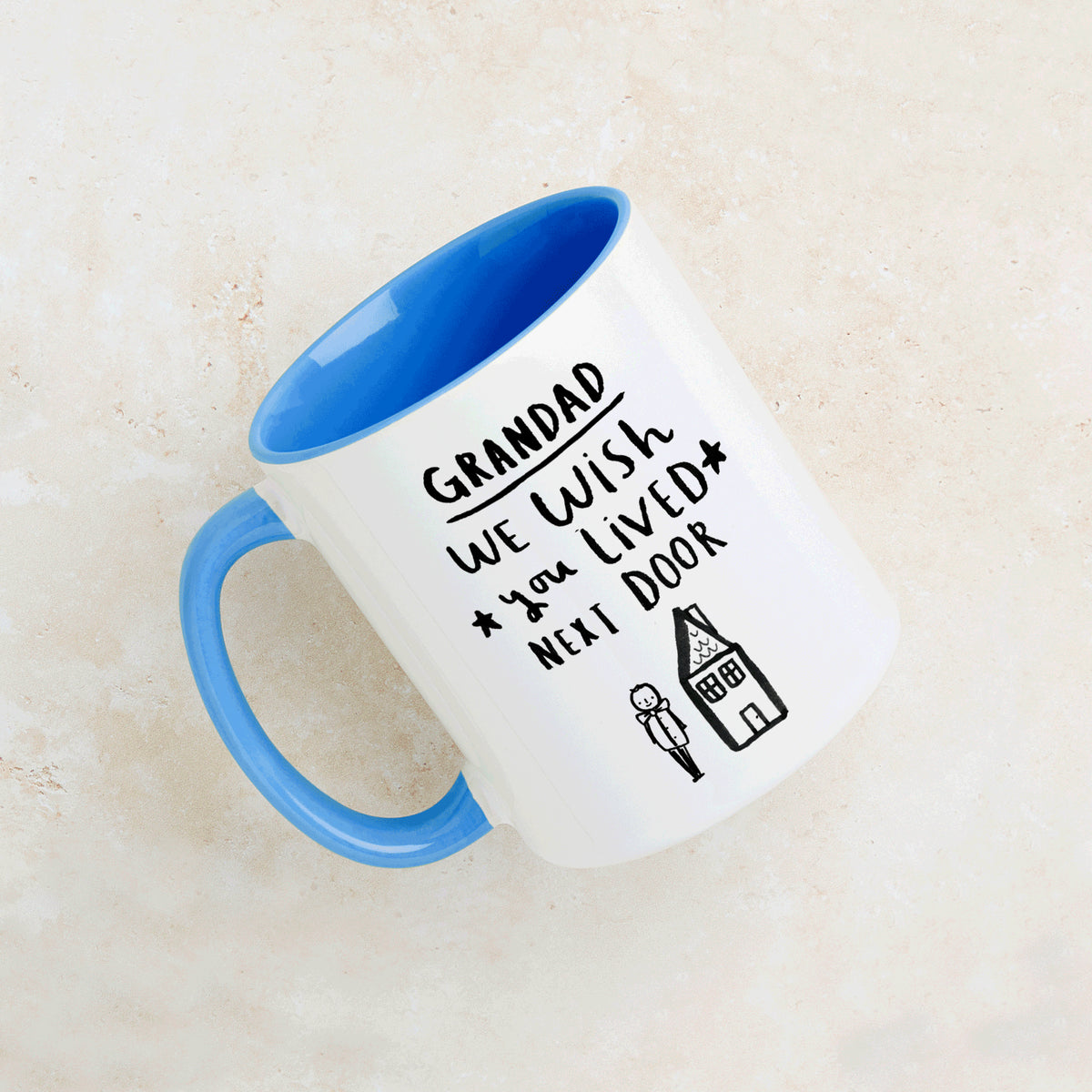 Grandad I / We Wished You Lived Next Door' Mug