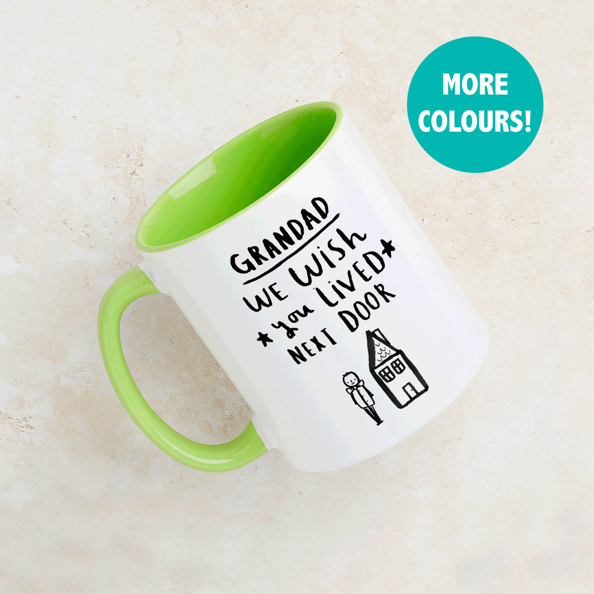 Grandad I / We Wished You Lived Next Door' Mug