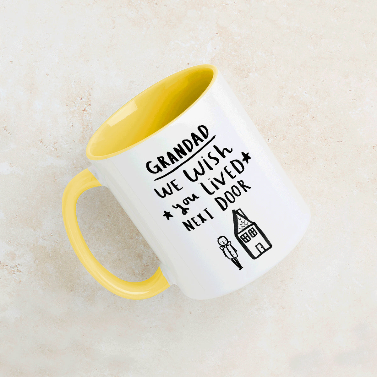 Grandad I / We Wished You Lived Next Door' Mug