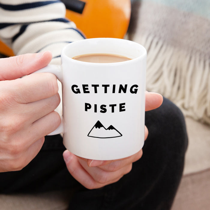 'Getting Piste' Ski Mug