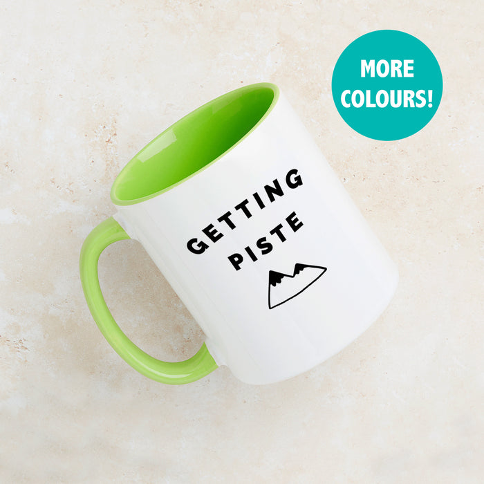 'Getting Piste' Ski Mug