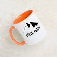 'Piste Again' Ski Mug