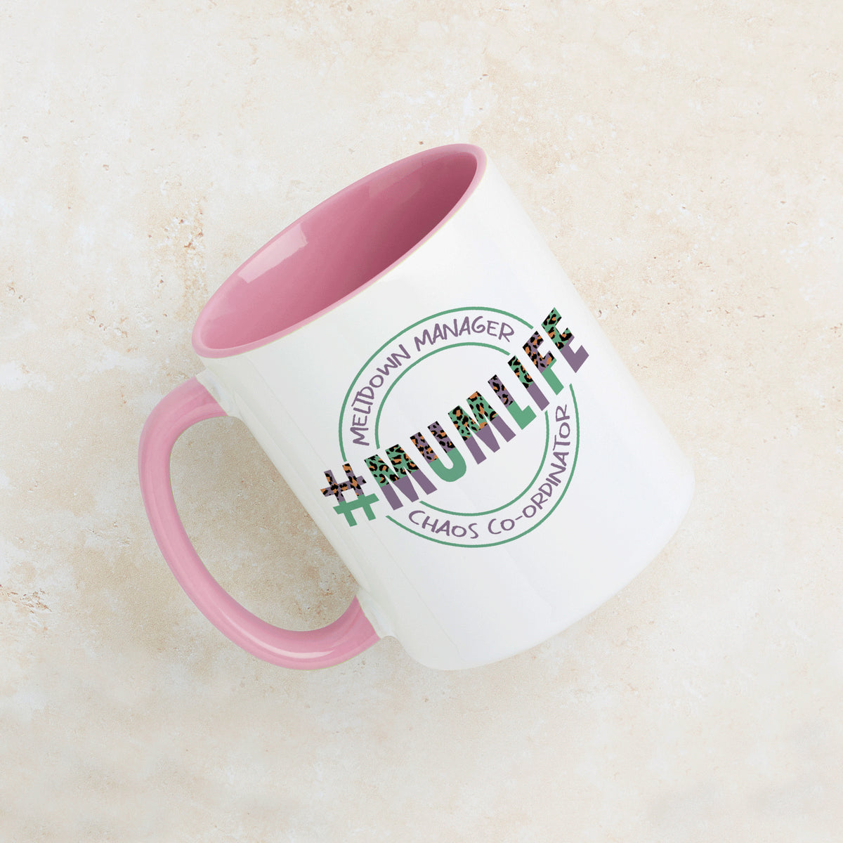 #MUMLIFE Green Design Mug