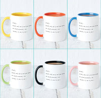 Morse Code Marriage Proposal 'Will You Marry Me' Mug