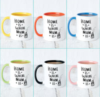 Home Is Where Mum Is Mug