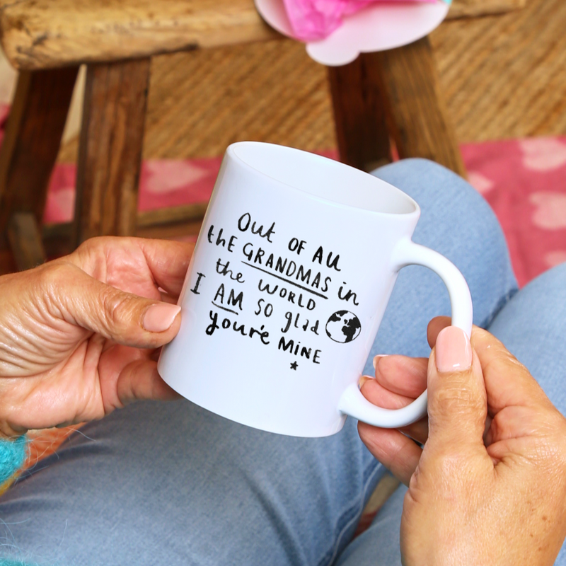 'Grandma I Am So Glad You're Mine' Mug