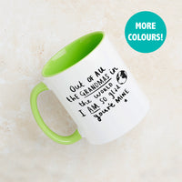 'Grandma I Am So Glad You're Mine' Mug