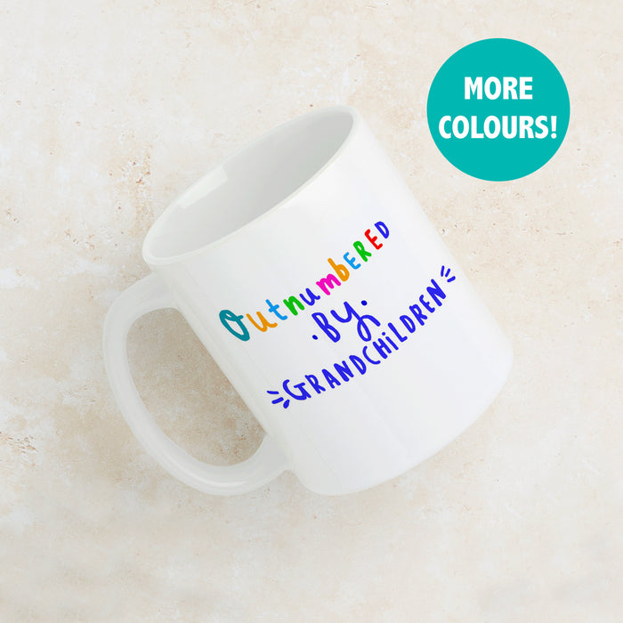 Grandad 'Outnumbered by grandchildren' Mug