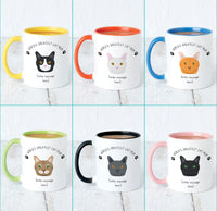 Personalised 'Worlds Best Cat Mum' Cat Breed Mug