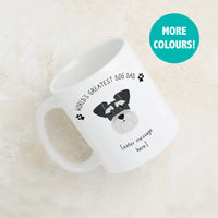 Personalised 'World's best dog dad' Dog Breed Mug