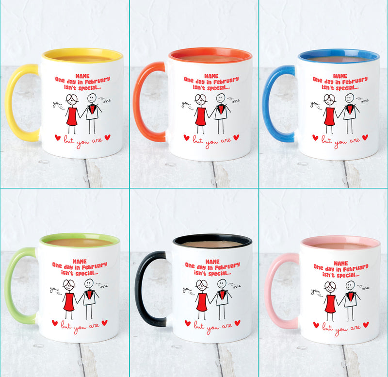 Personalised Valentines His & Hers Mug