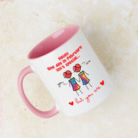 Personalised Valentines Hers And Hers Mug