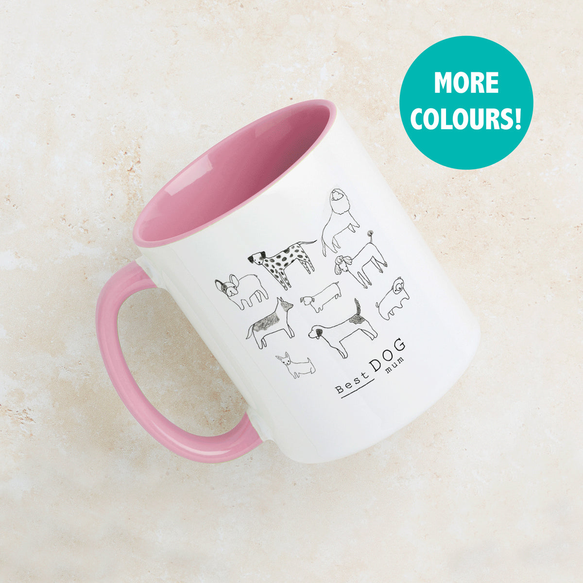 Best Dog Mum Illustration Mug