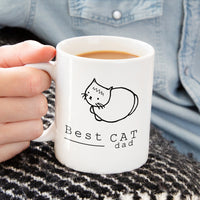 Best Cat Dad Mug