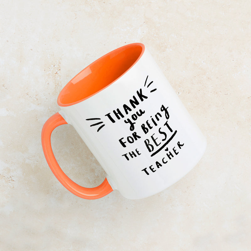 Thank You For Being The Best Teacher' Mug