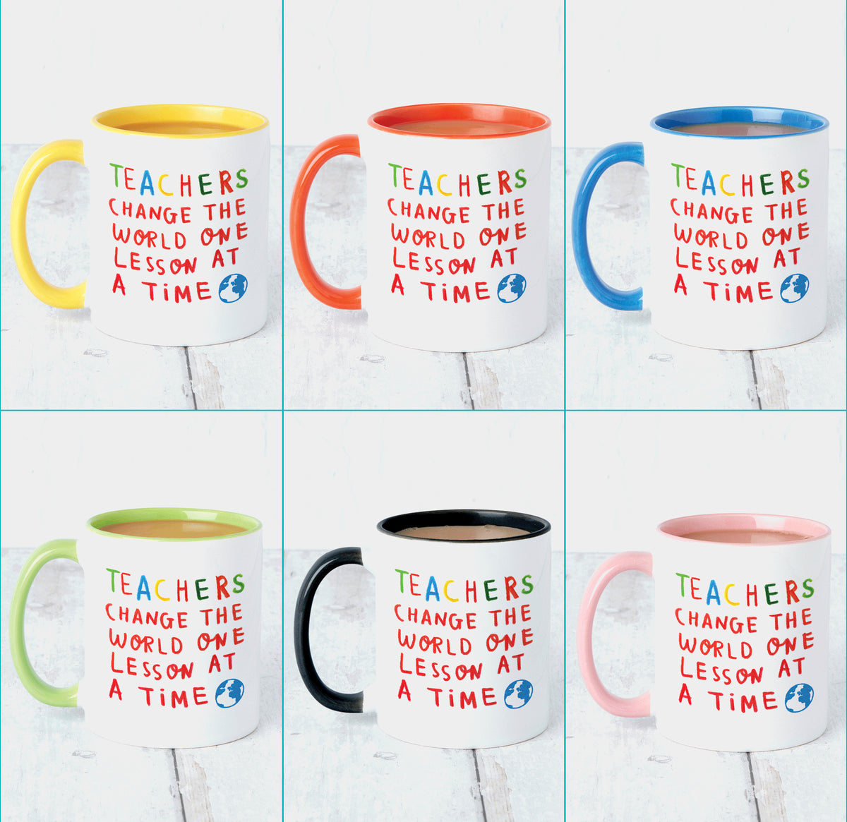 Teachers Change The World One Lesson At A Time Mug