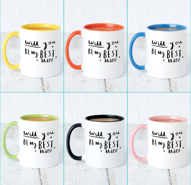 'Will You Be My Best Man' Mug