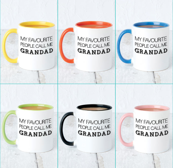 'My Favourite People Call Me Grandad Mug