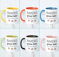 Bakers Gonna Bake Emoji Mug