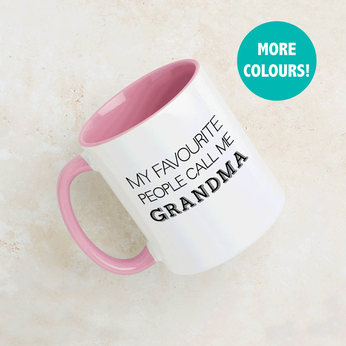 My Favourite People Call Me Grandma Mug