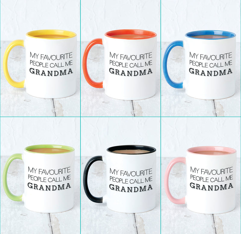 My Favourite People Call Me Grandma Mug