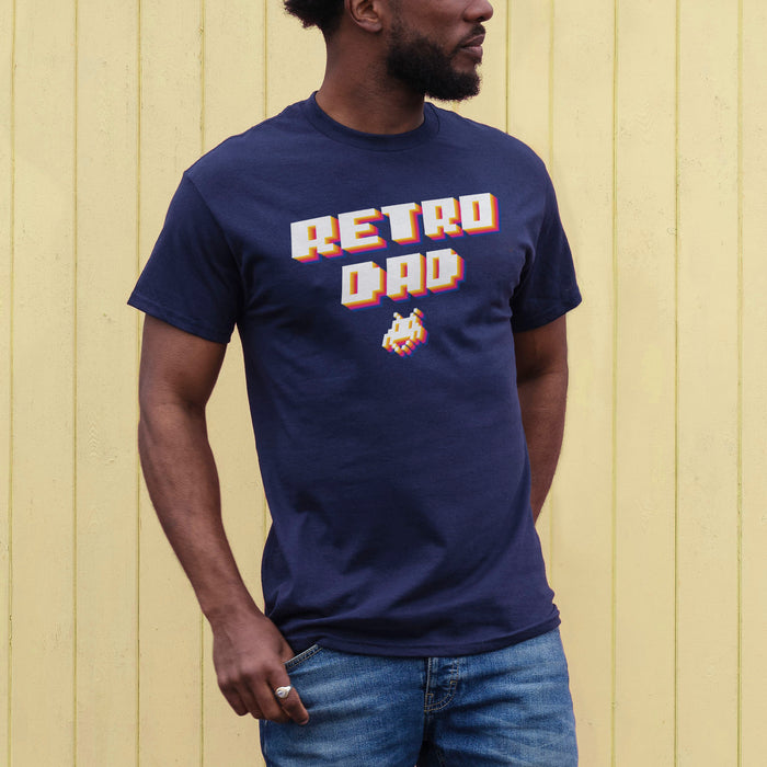 'Retro Dad' Space Invader inspired Father's Day T-Shirt