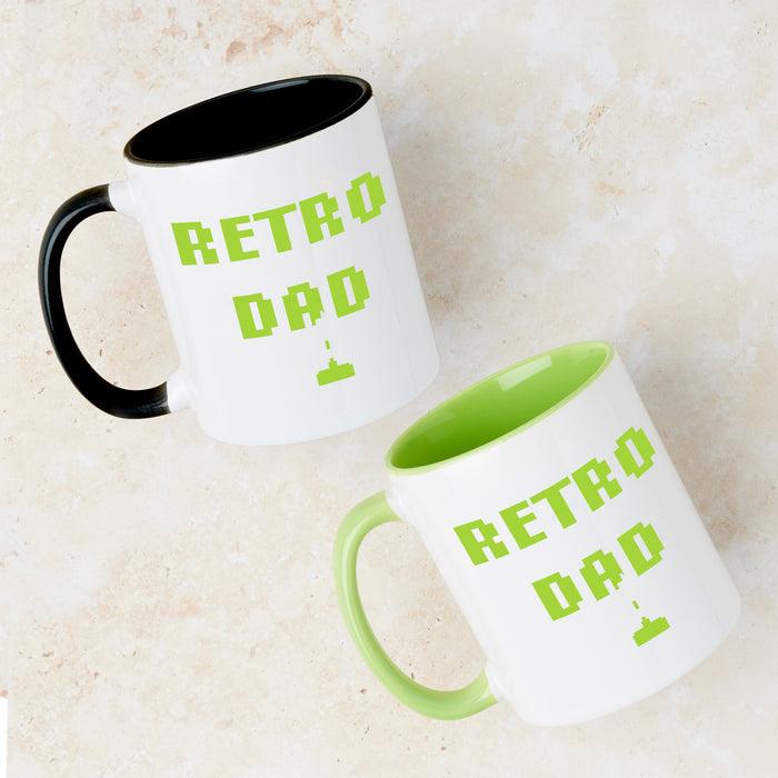 'Retro Dad' Space Invader Father's Day Mug