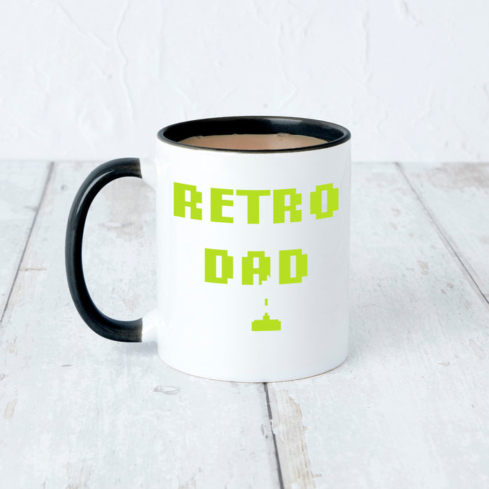 'Retro Dad' Space Invader Father's Day Mug