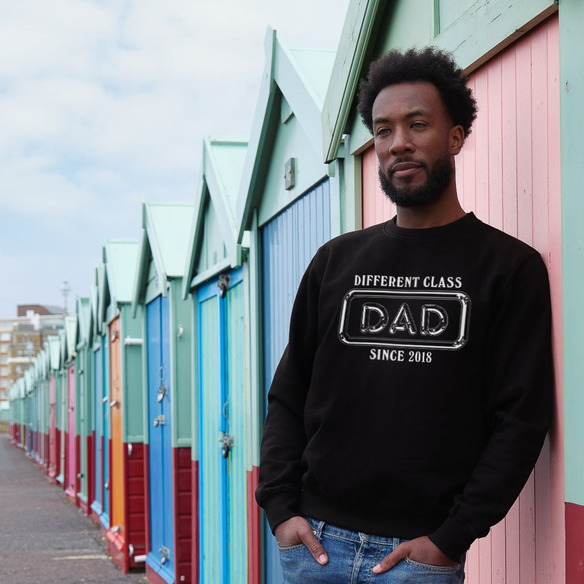 Personalised Year Different Class Dad Sweatshirt