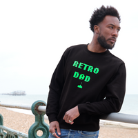 Retro Computer Game 'Retro Dad' Mens Sweatshirt