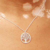 Silver Tree Of Life Necklace